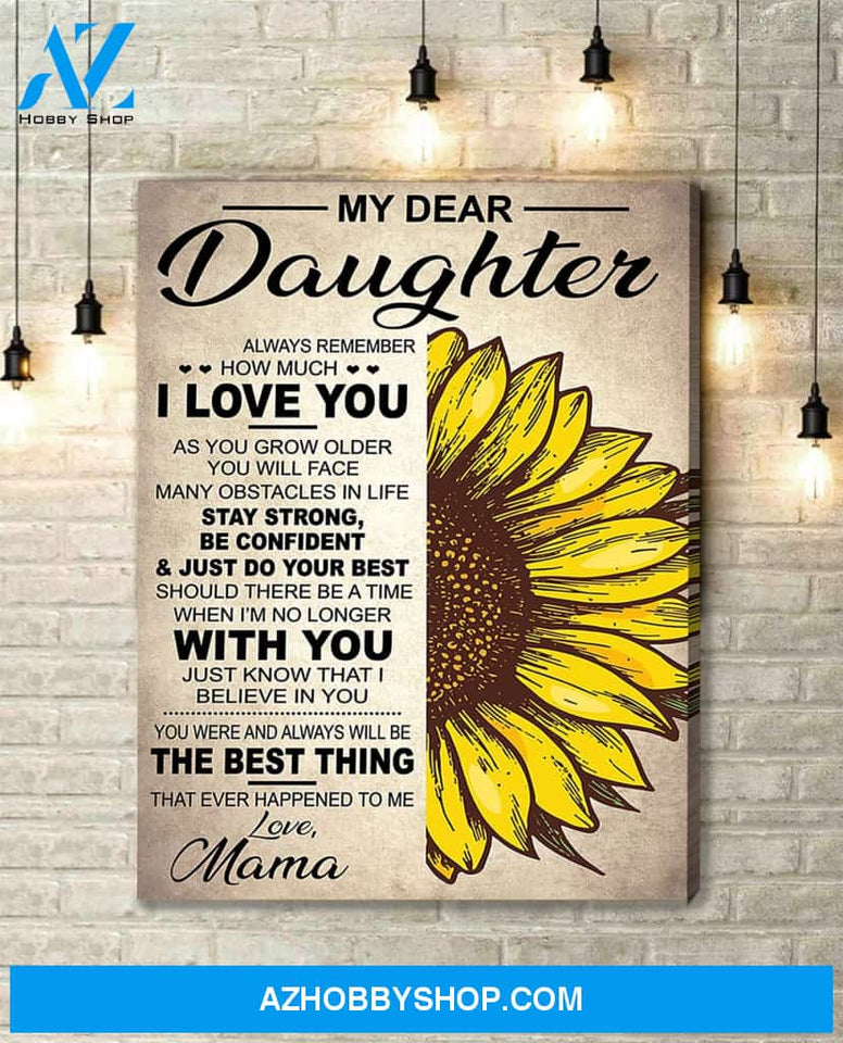 Canvas Gift For Daughter - Hanging Art For Bedroom