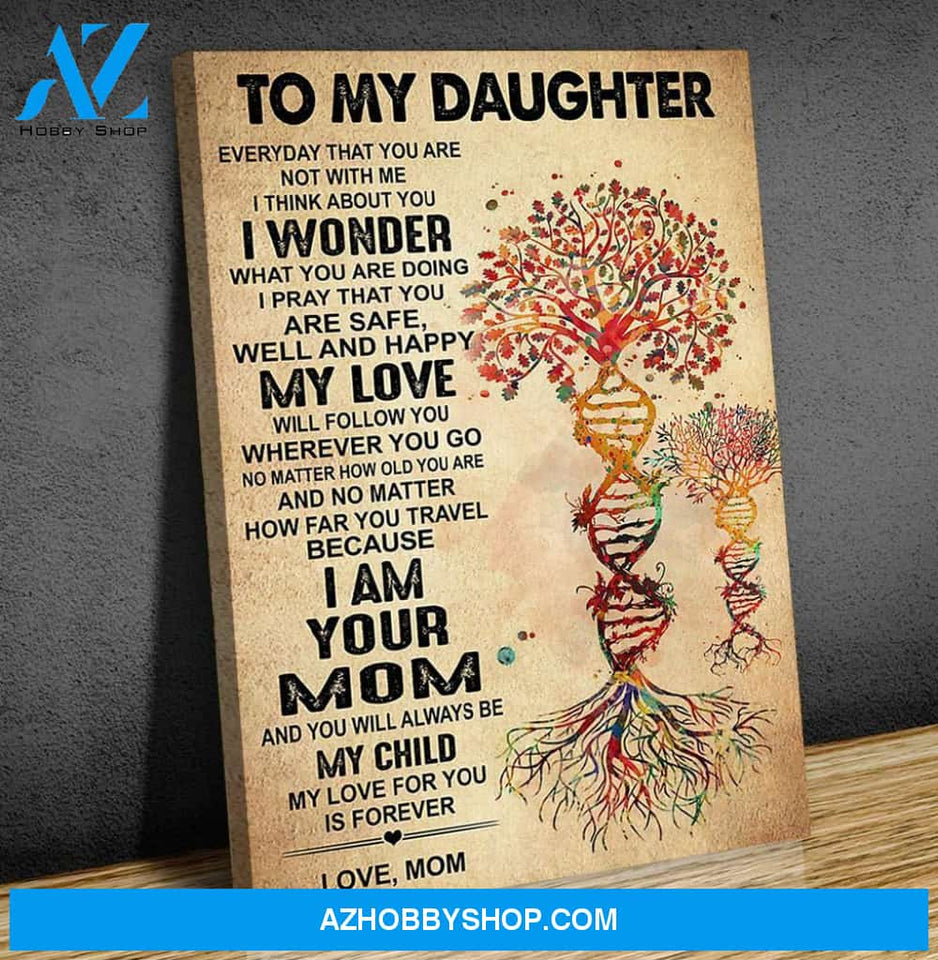 Canvas Gift For Daughter - Hanging Art For Bedroom