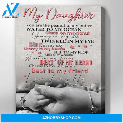 Canvas Gift For Daughter - Hanging Art For Bedroom