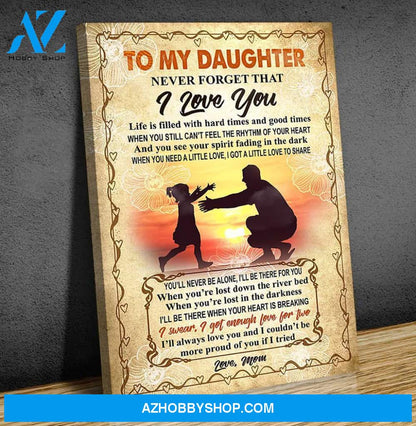 Canvas Gift For Daughter - Hanging Art For Bedroom