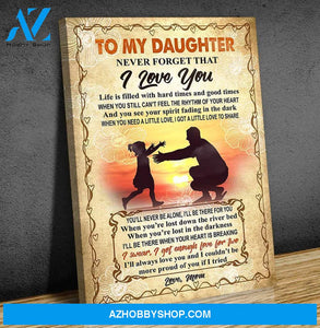 Canvas Gift For Daughter - Hanging Art For Bedroom
