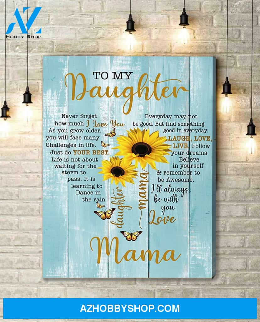 Canvas Gift For Daughter - Hanging Art For Bedroom