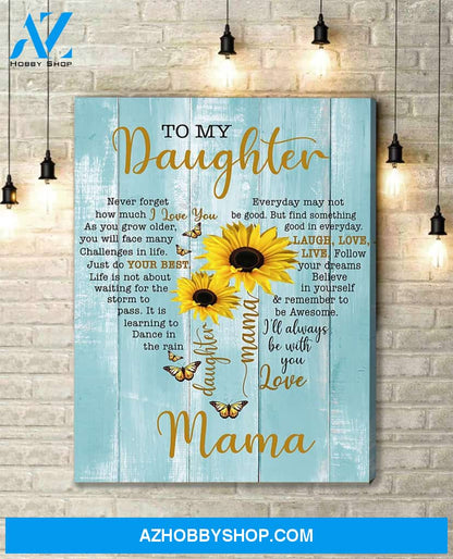 Canvas Gift For Daughter - Hanging Art For Bedroom
