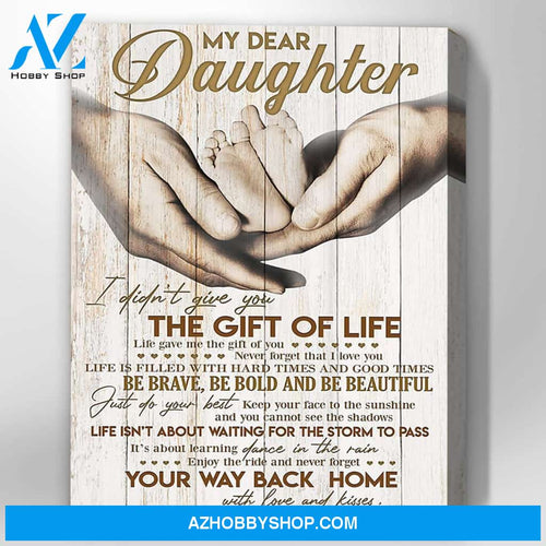 Canvas Gift For Daughter - Hanging Art For Bedroom