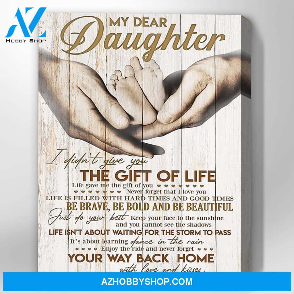 Canvas Gift For Daughter - Hanging Art For Bedroom