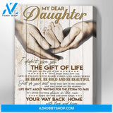 Canvas Gift For Daughter - Hanging Art For Bedroom