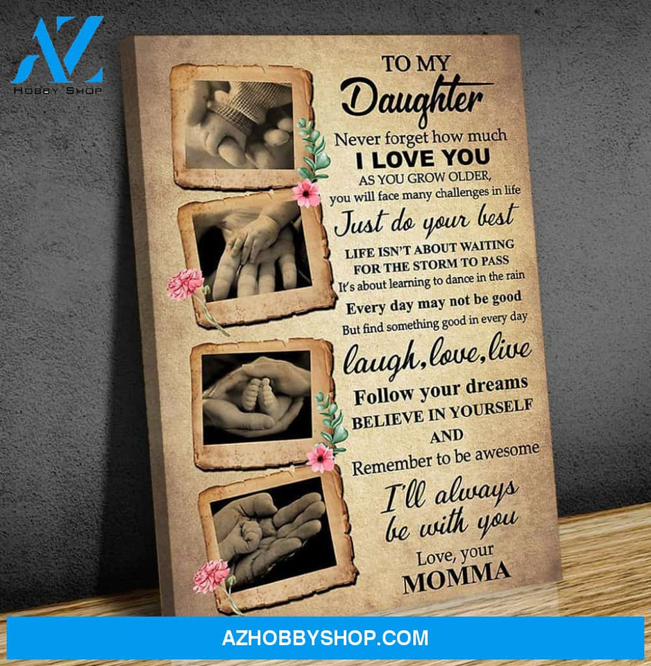 Canvas Gift For Daughter - Hanging Art For Bedroom