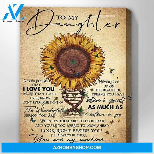 Canvas Gift For Daughter - Hanging Art For Bedroom