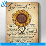 Canvas Gift For Daughter - Hanging Art For Bedroom