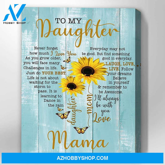 Canvas Gift For Daughter - Hanging Art For Bedroom