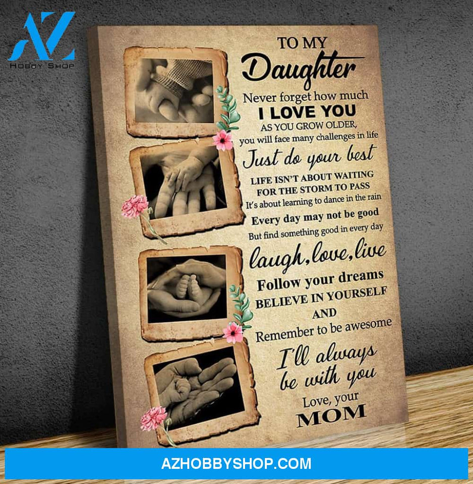 Canvas Gift For Daughter - Hanging Art For Bedroom