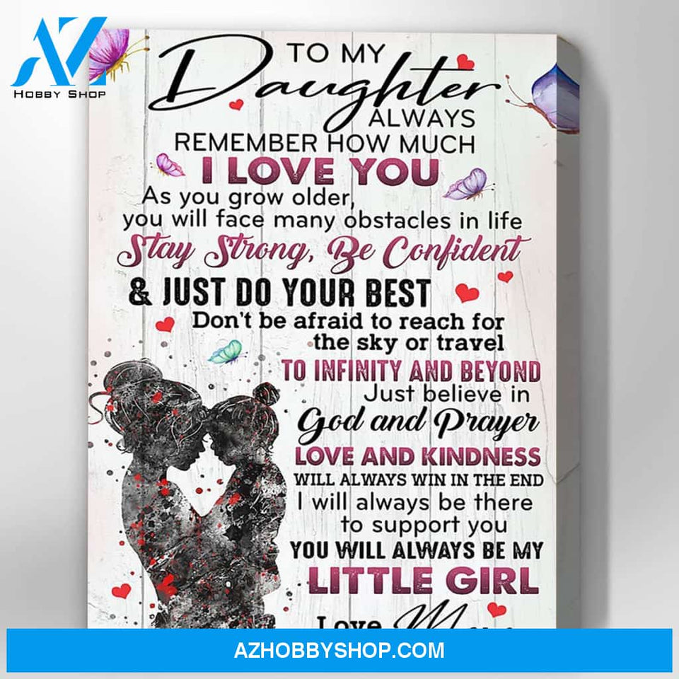 Canvas Gift For Daughter - Hanging Art For Bedroom