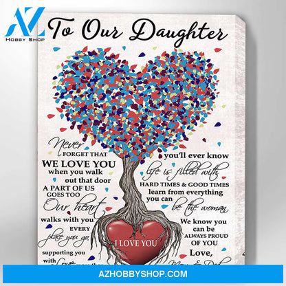 Canvas Gift For Daughter - Hanging Art For Bedroom