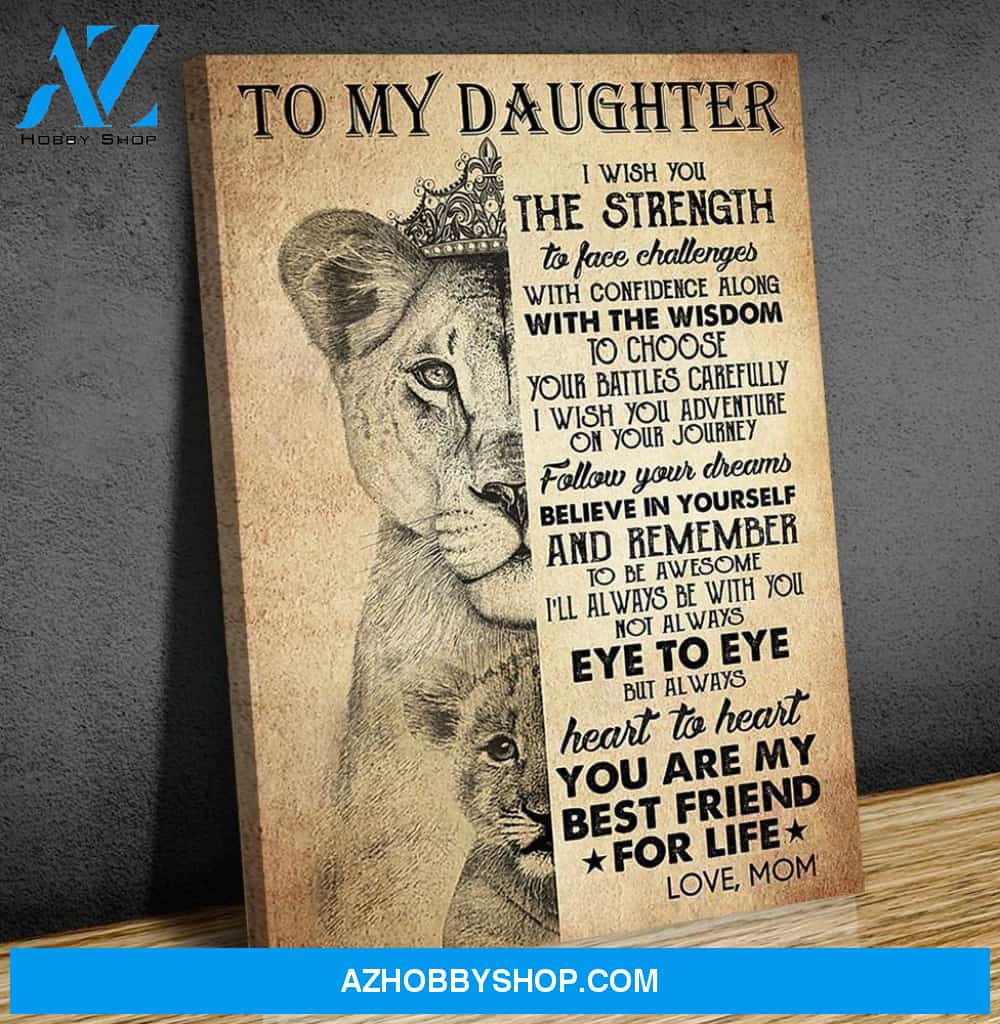 Canvas Gift For Daughter - Hanging Art For Bedroom