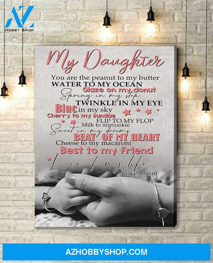 Canvas Gift For Daughter - Hanging Art For Bedroom