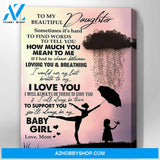 Canvas Gift For Daughter - Hanging Art For Bedroom