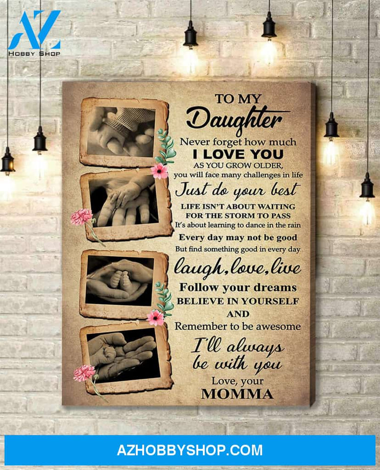 Canvas Gift For Daughter - Hanging Art For Bedroom