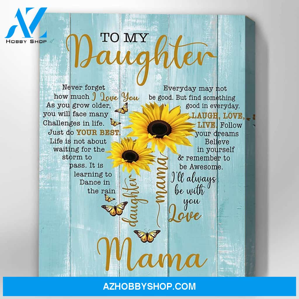 Canvas Gift For Daughter - Hanging Art For Bedroom