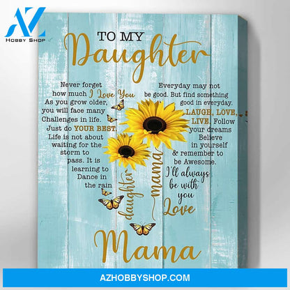 Canvas Gift For Daughter - Hanging Art For Bedroom