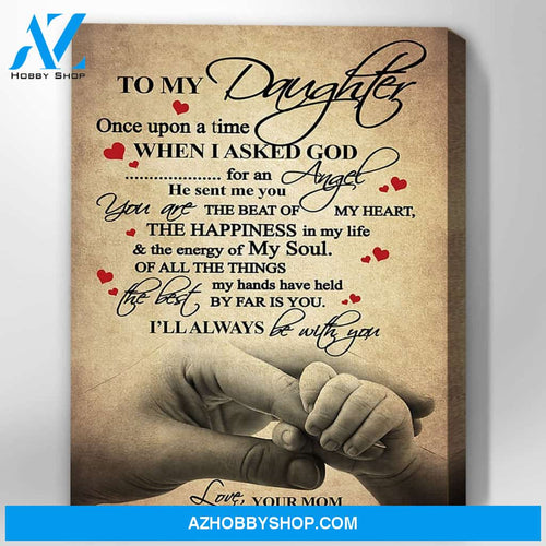 Canvas Gift For Daughter - Hanging Art For Bedroom