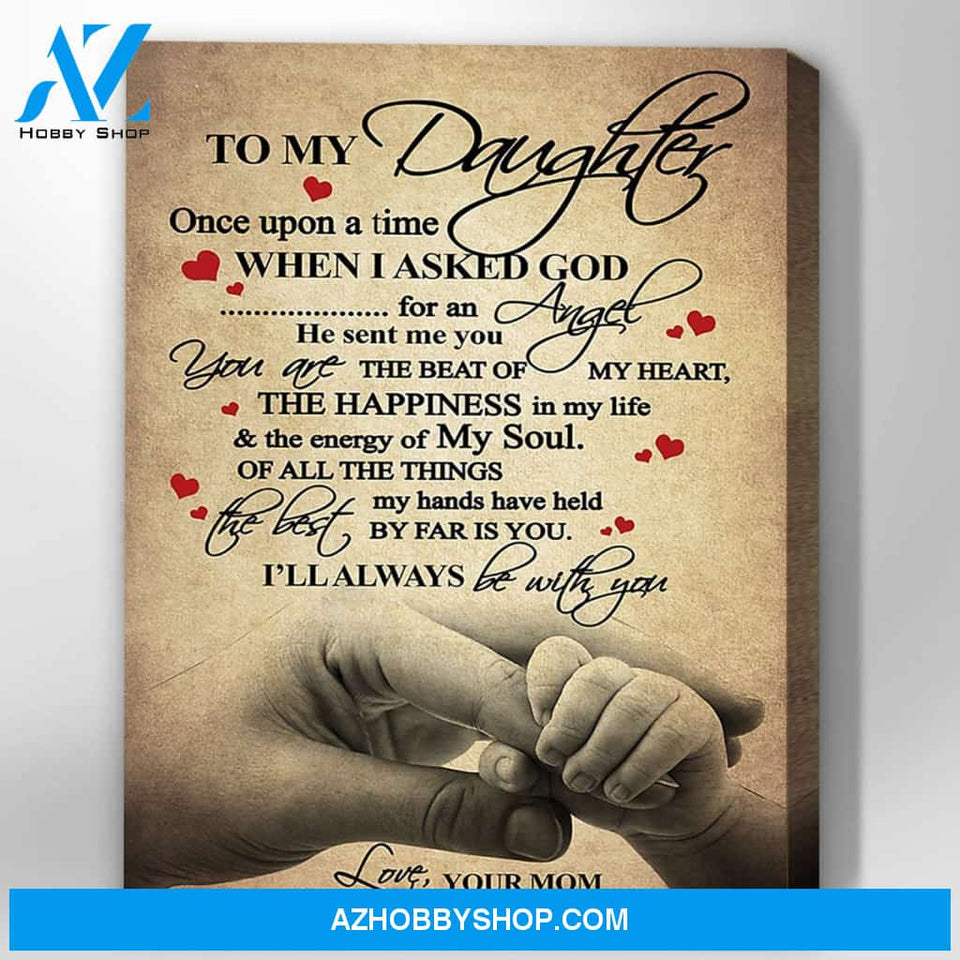 Canvas Gift For Daughter - Hanging Art For Bedroom