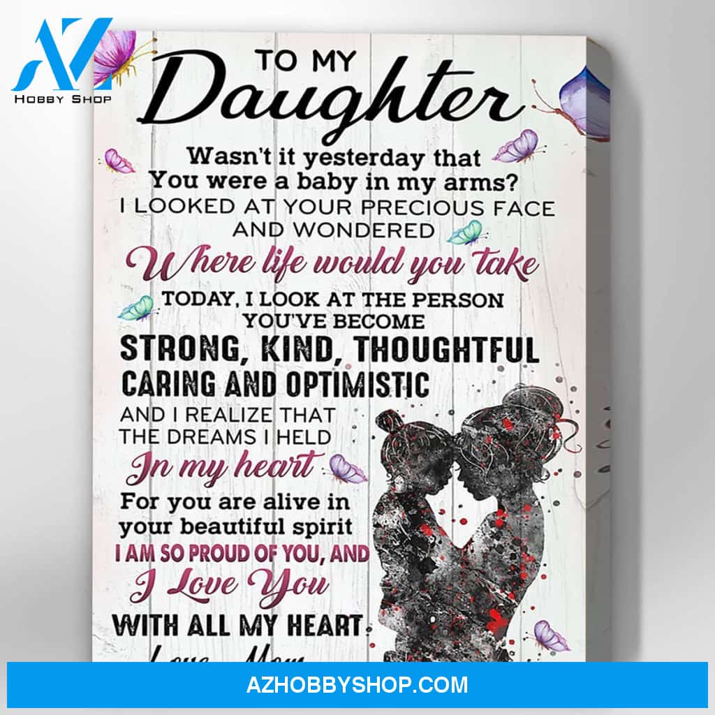 Canvas Gift For Daughter - Hanging Art For Bedroom