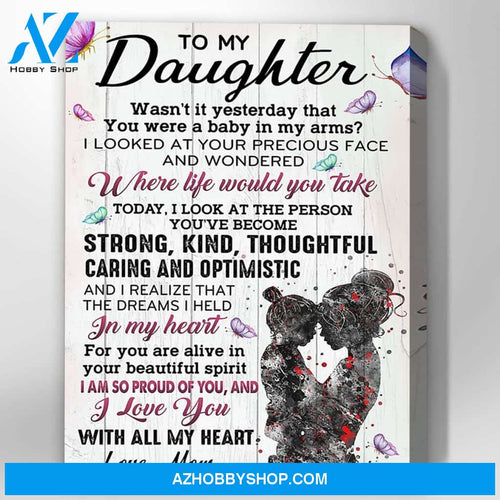 Canvas Gift For Daughter - Hanging Art For Bedroom