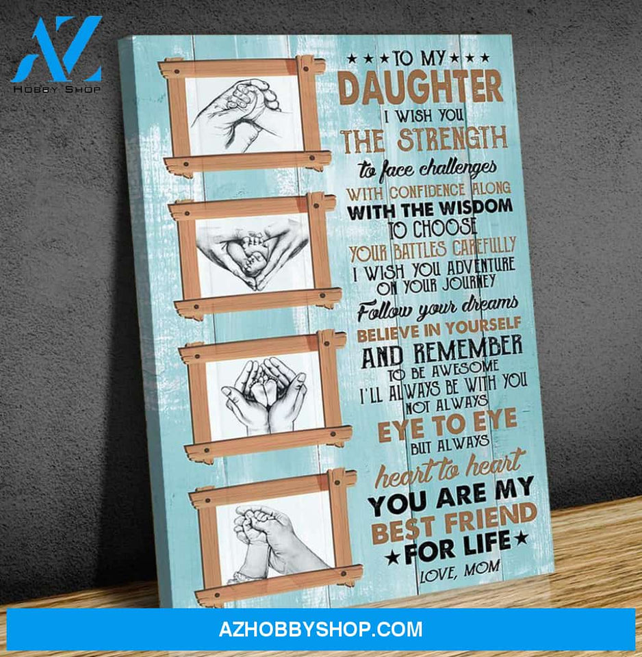 Canvas Gift For Daughter - Hanging Art For Bedroom