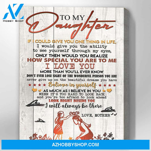 Canvas Gift For Daughter - Hanging Art For Bedroom