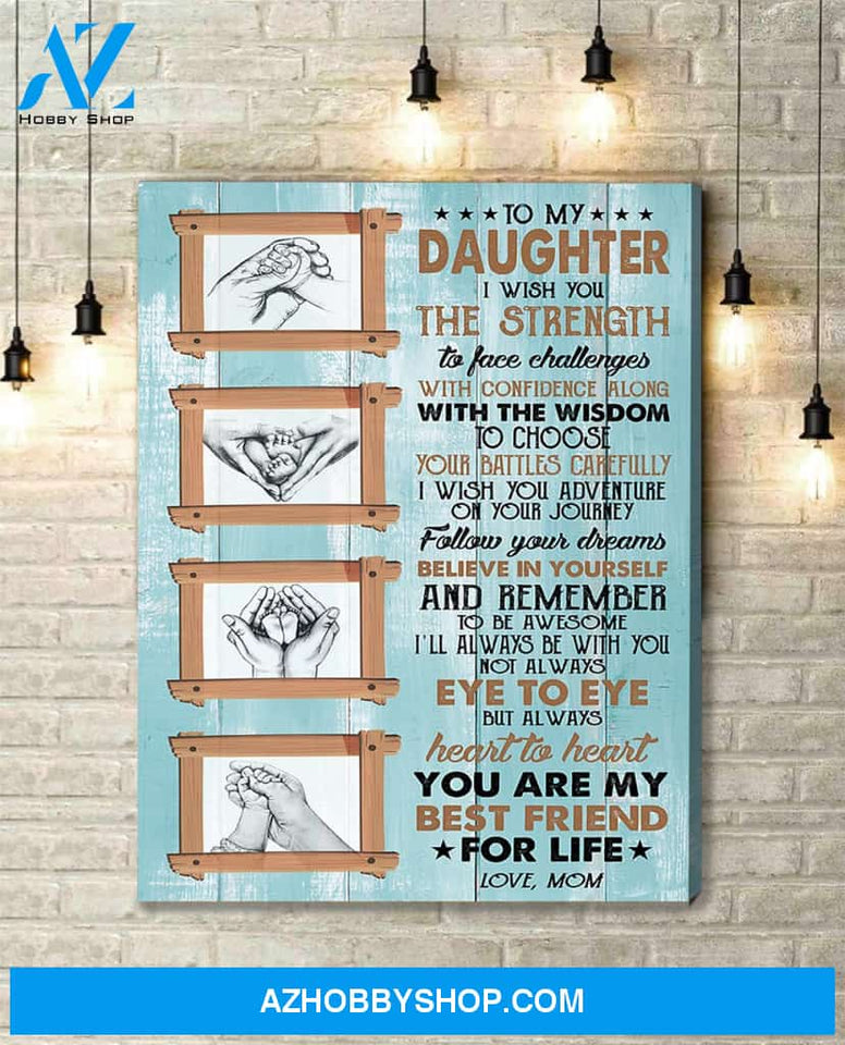 Canvas Gift For Daughter - Hanging Art For Bedroom