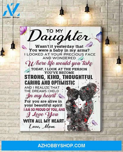 Canvas Gift For Daughter - Hanging Art For Bedroom