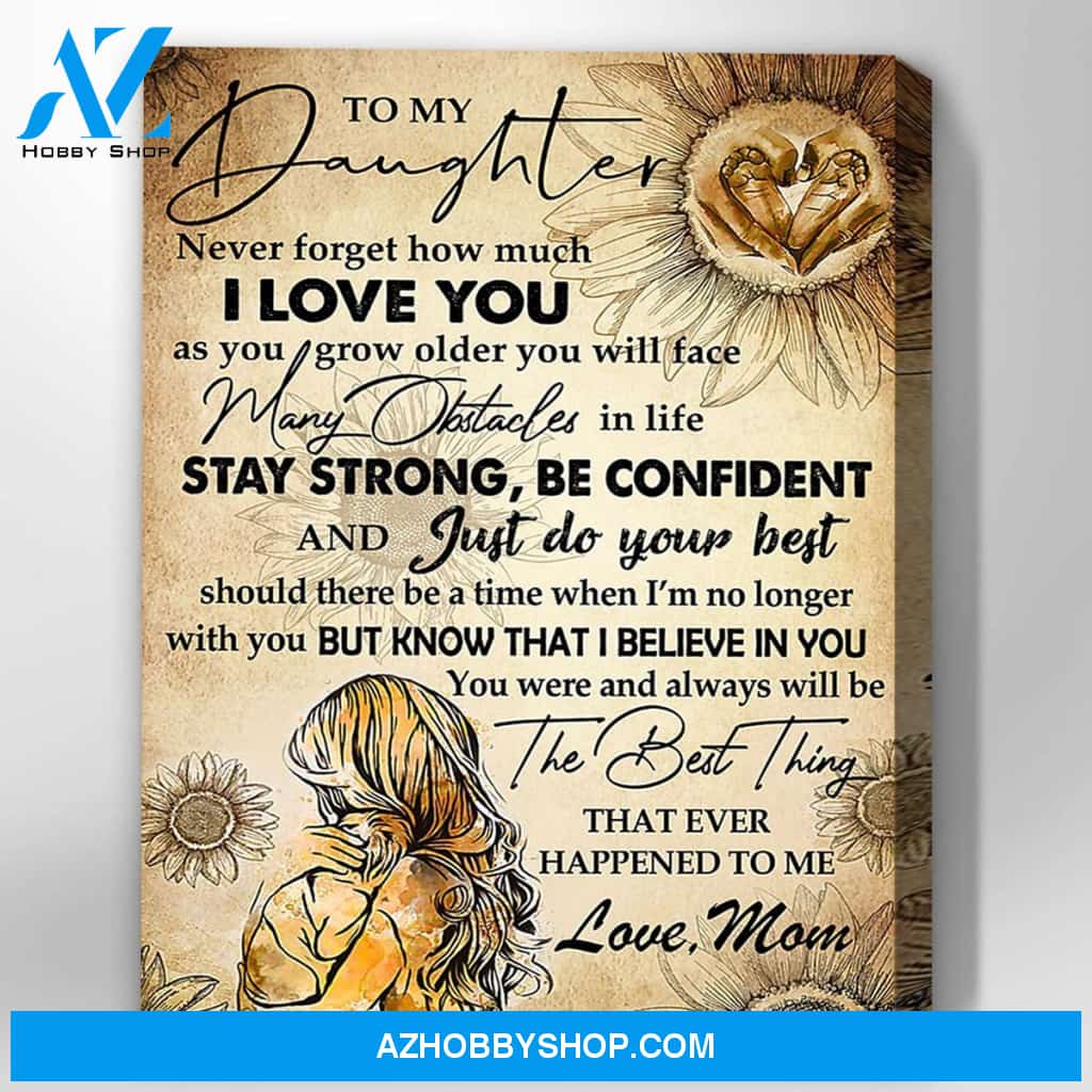 Canvas Gift For Daughter - Hanging Art For Bedroom