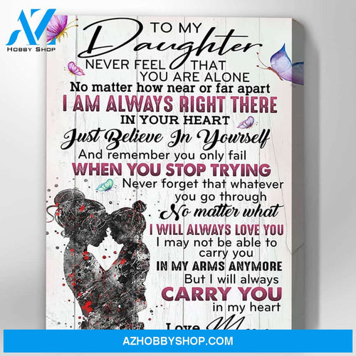 Canvas Gift For Daughter - Hanging Art For Bedroom