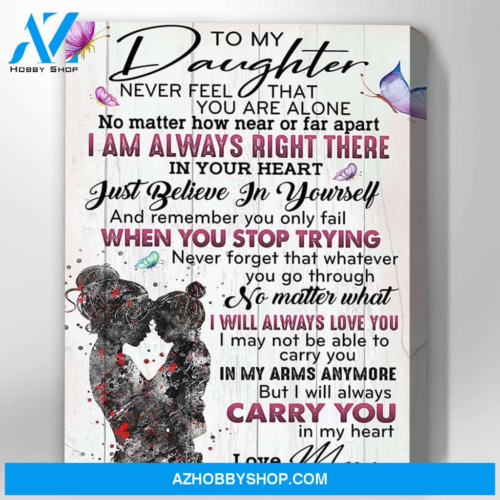 Canvas Gift For Daughter - Hanging Art For Bedroom