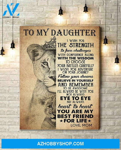 Canvas Gift For Daughter - Hanging Art For Bedroom