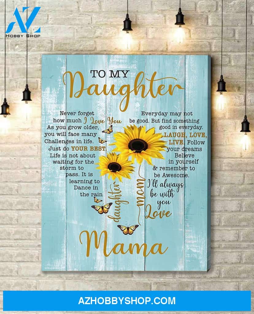 Canvas Gift For Daughter - Hanging Art For Bedroom