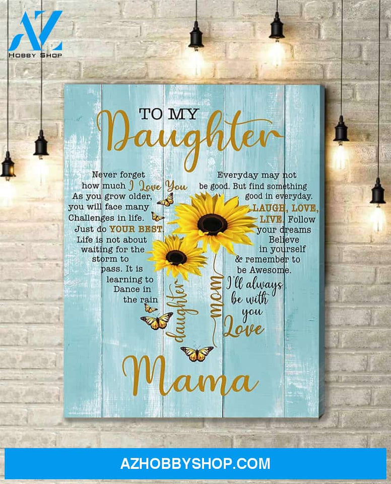 Canvas Gift For Daughter - Hanging Art For Bedroom