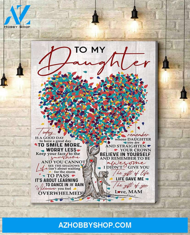 Canvas Gift For Daughter - Hanging Art For Bedroom