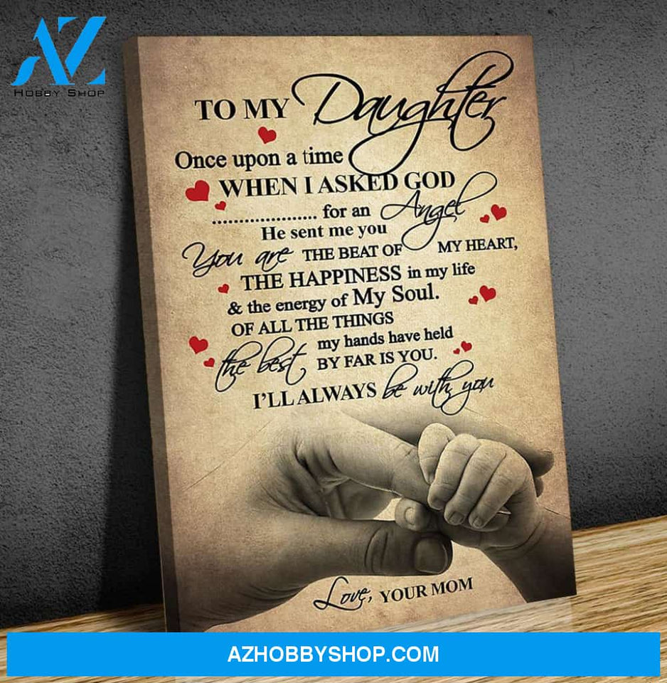 Canvas Gift For Daughter - Hanging Art For Bedroom