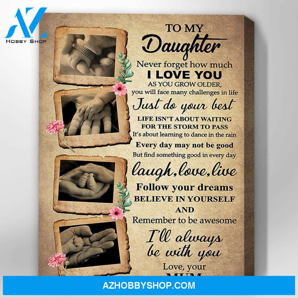 Canvas Gift For Daughter - Hanging Art For Bedroom