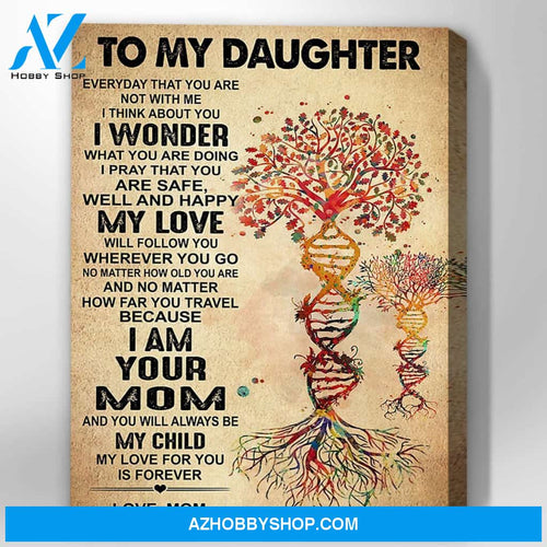 Canvas Gift For Daughter - Hanging Art For Bedroom