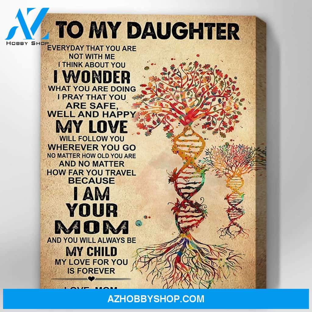 Canvas Gift For Daughter - Hanging Art For Bedroom