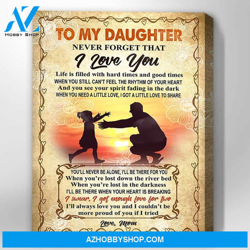 Canvas Gift For Daughter - Hanging Art For Bedroom