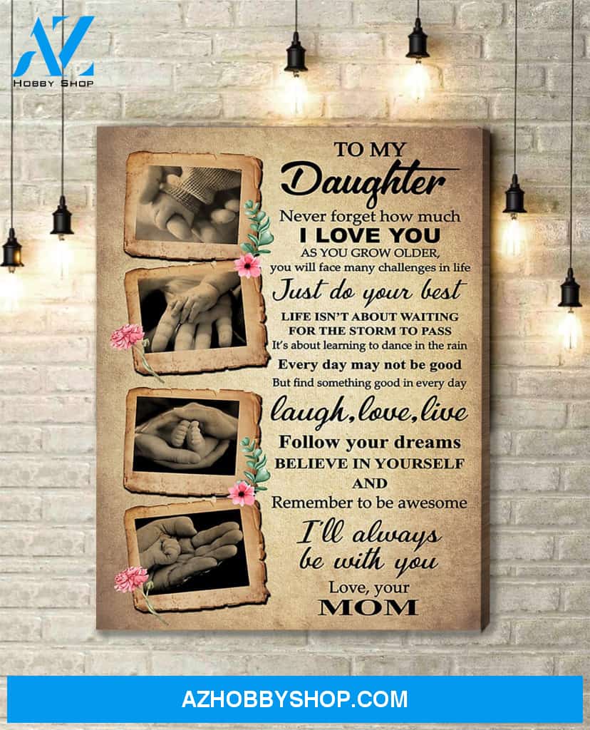 Canvas Gift For Daughter - Hanging Art For Bedroom