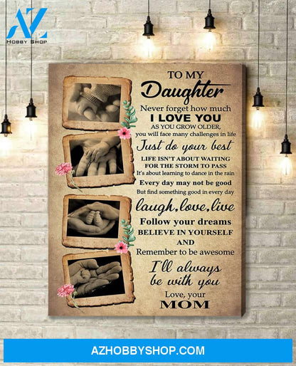 Canvas Gift For Daughter - Hanging Art For Bedroom