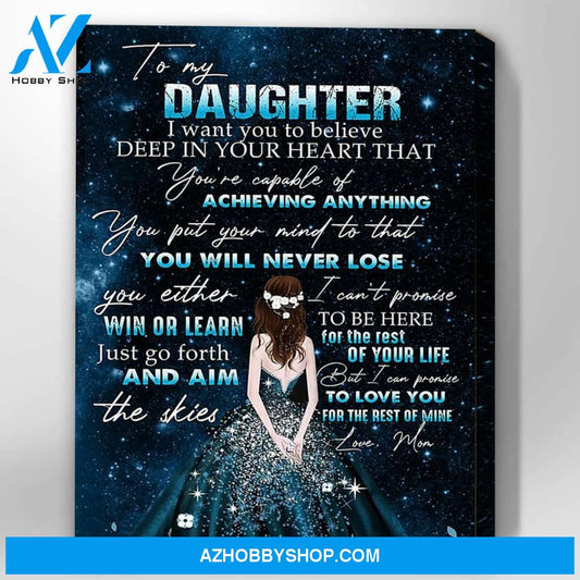 Canvas Gift For Daughter - Hanging Art For Bedroom