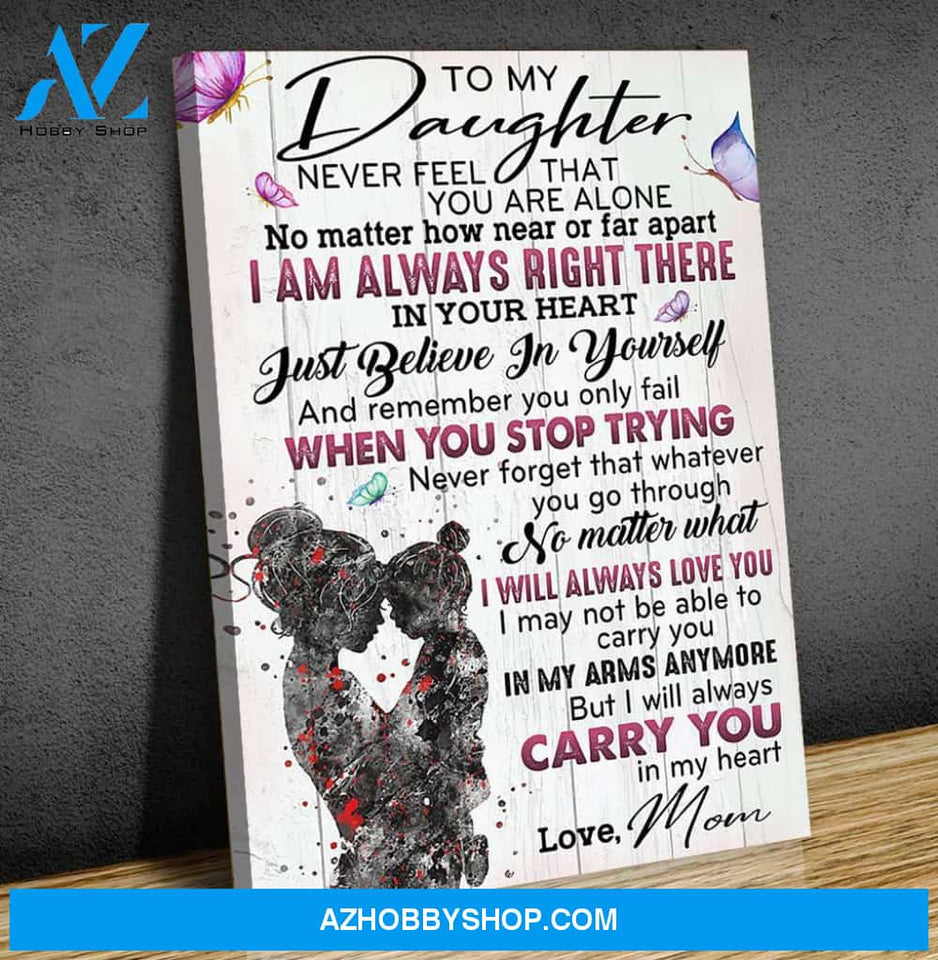 Canvas Gift For Daughter - Hanging Art For Bedroom