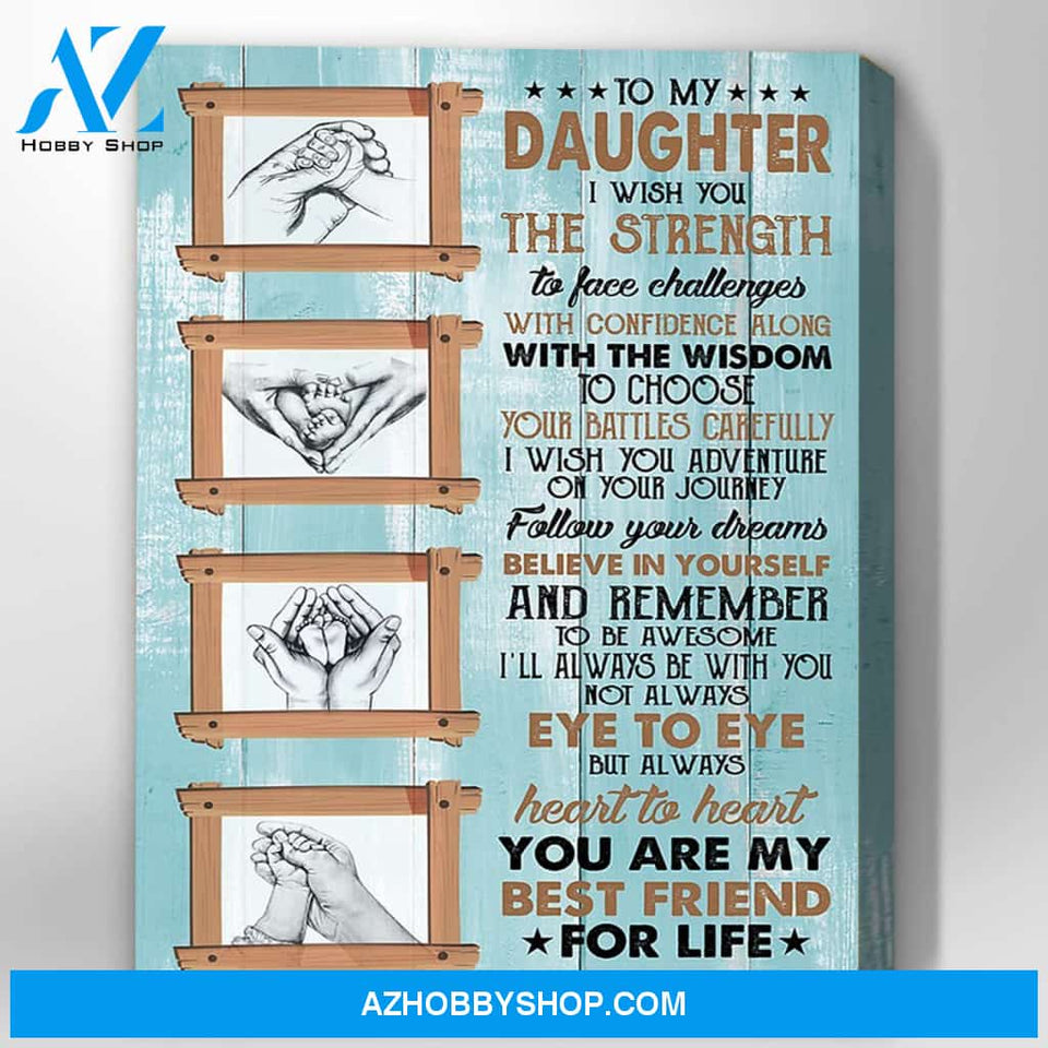 Canvas Gift For Daughter - Hanging Art For Bedroom