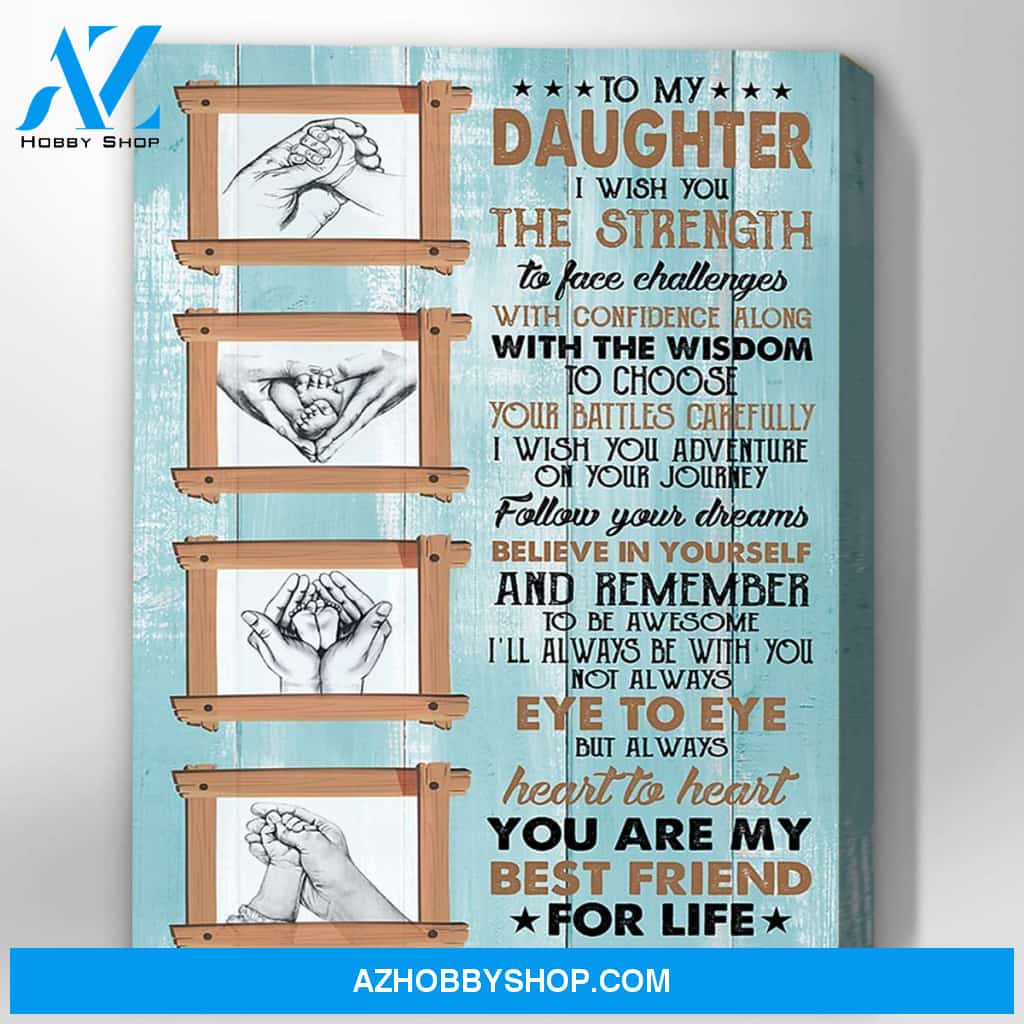 Canvas Gift For Daughter - Hanging Art For Bedroom