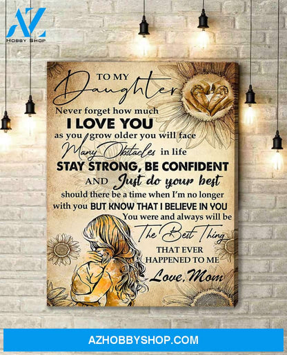 Canvas Gift For Daughter - Hanging Art For Bedroom